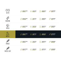 Gold Series Muscle Casting Rod