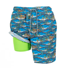 Grafitti Fish (More Than Just) Boat Shorts